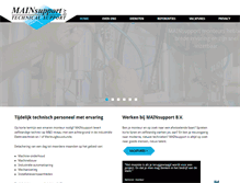 Tablet Screenshot of mainsupport.nl